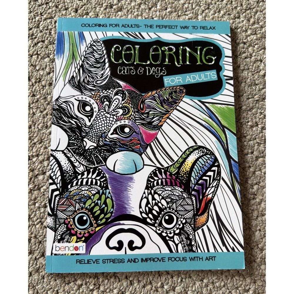 Coloring Cats & Dogs for Adults - Coloring for adults